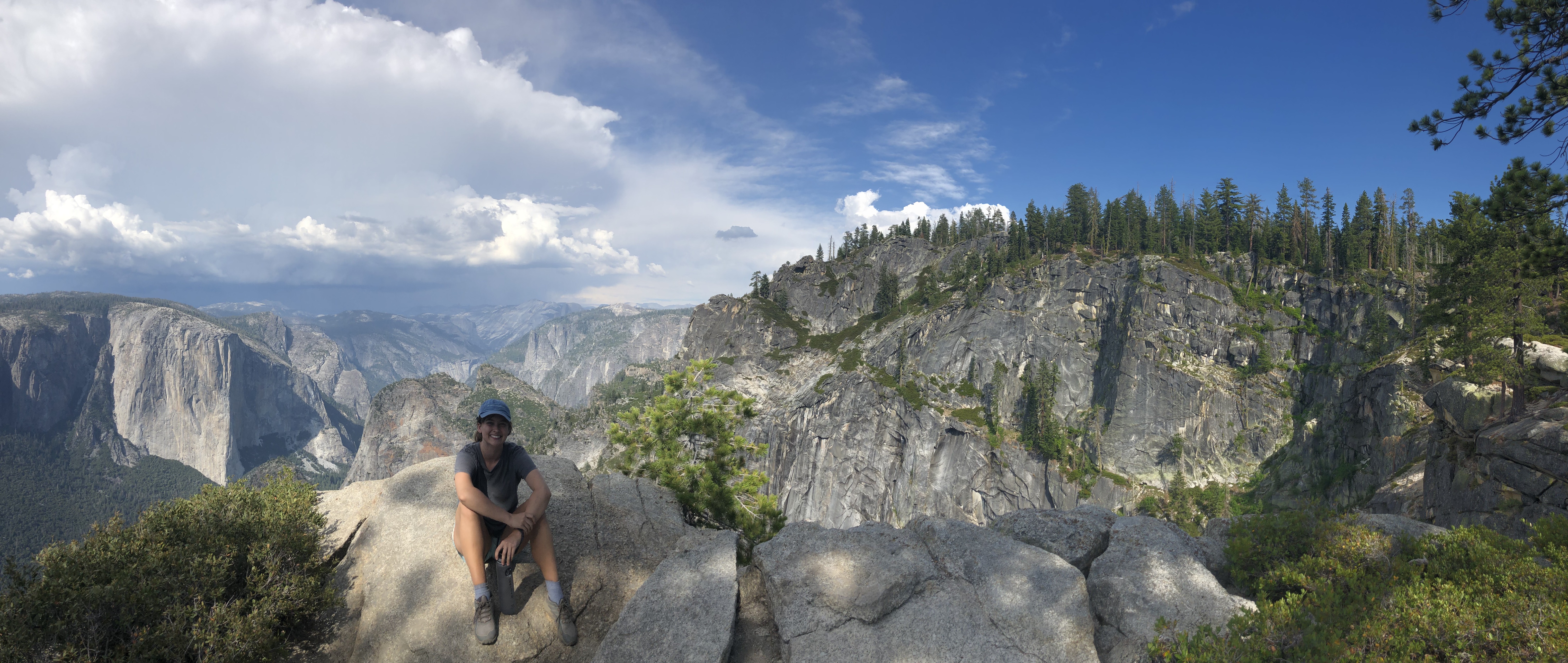 Quick half mile detour to crocker point, with nice views of bridalveil falls